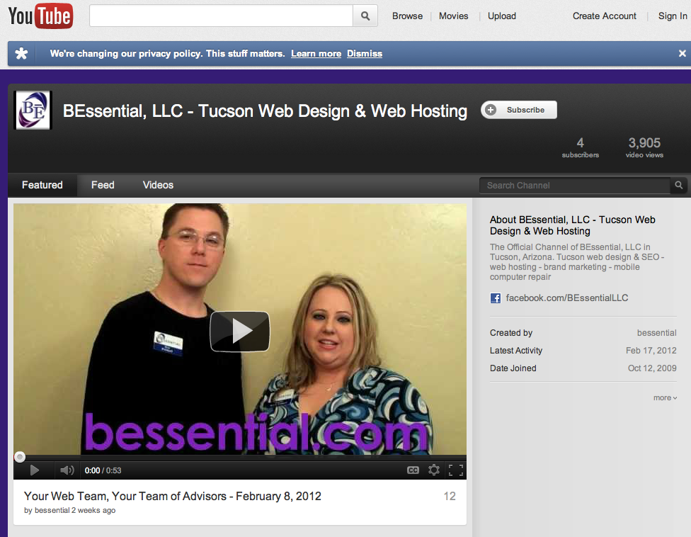 BEssential, LLC on YouTube
